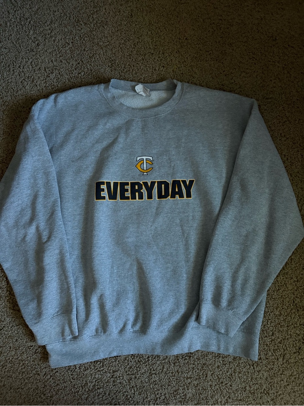Minnesota Twins Everyday Crewneck Sweatshirt - Gray